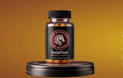 User-supplied artwork showing a SodaPeak Premium Formula gummy bottle